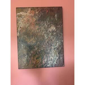 Abstract Fluid Art Painting on Canvas